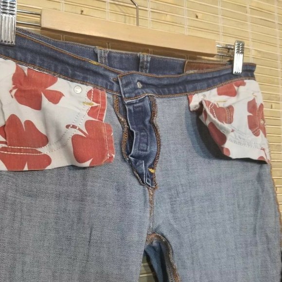 LUCKY BRAND SOFIA BOOT WOMEN DENIM BLUE JEANS 6/28 - Picture 8 of 10